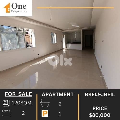 APARTMENT FOR SALE IN BREIJ- JBEIL 0
