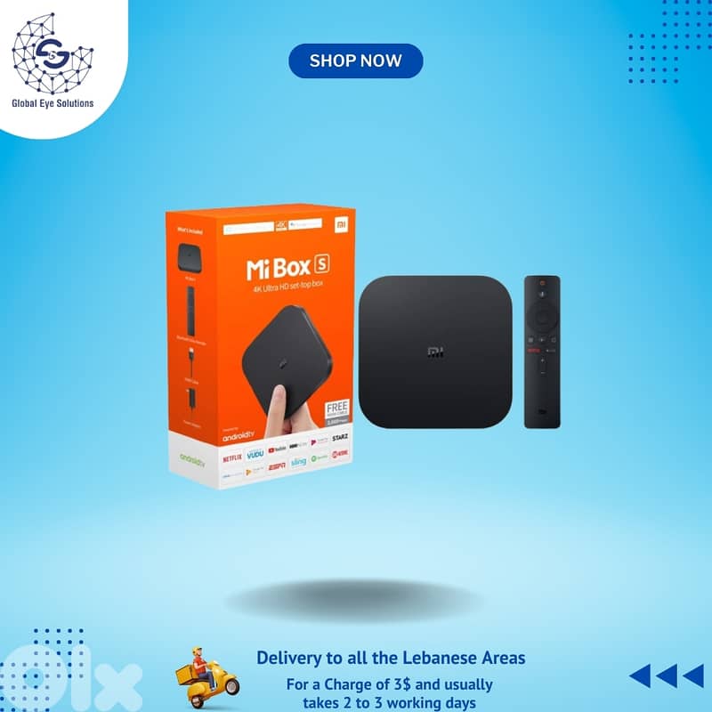 Xiaomi Mi Box S 2nd Gen 4K Ultra HD 0