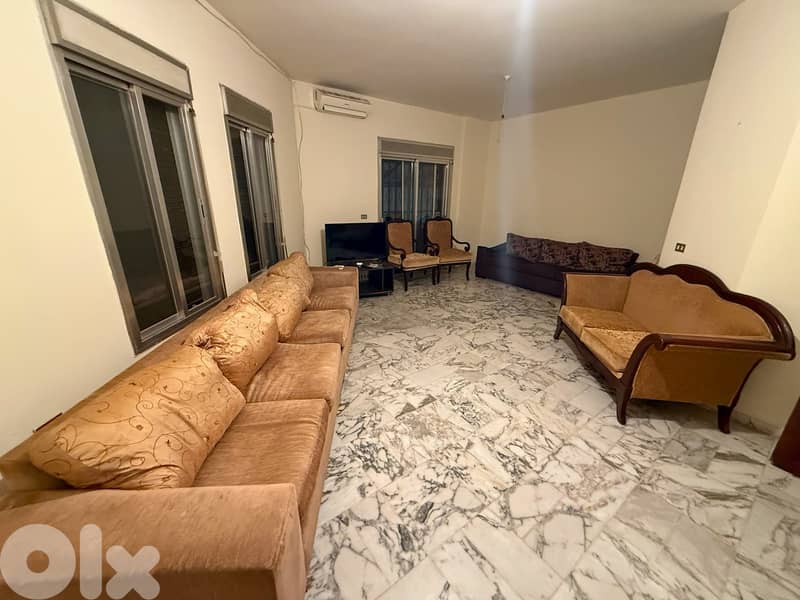 145 SQM Furnished Apartment in Biyada, Metn + Terrace 0