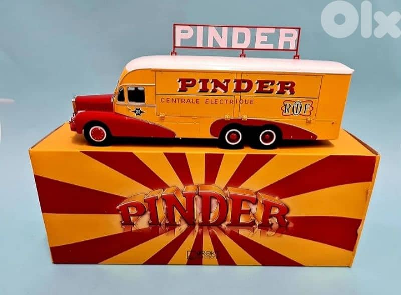 Bernard 28 Electricity supplier truck (Pinder Circus 1951) scale 1;43 9