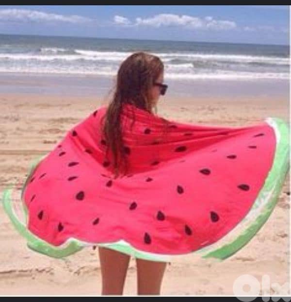 round beach towel diameter 150cm 0