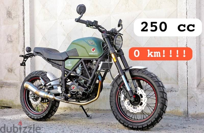 fuego scrambler 250cc Still NEW 0km !!! 0