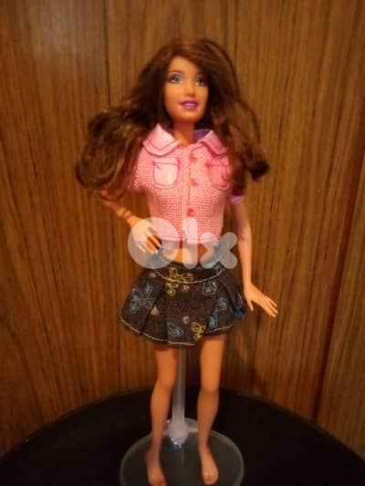 Barbie LOVE NAILS still good doll Mattel2003 bend legs+outfit+shoes=21