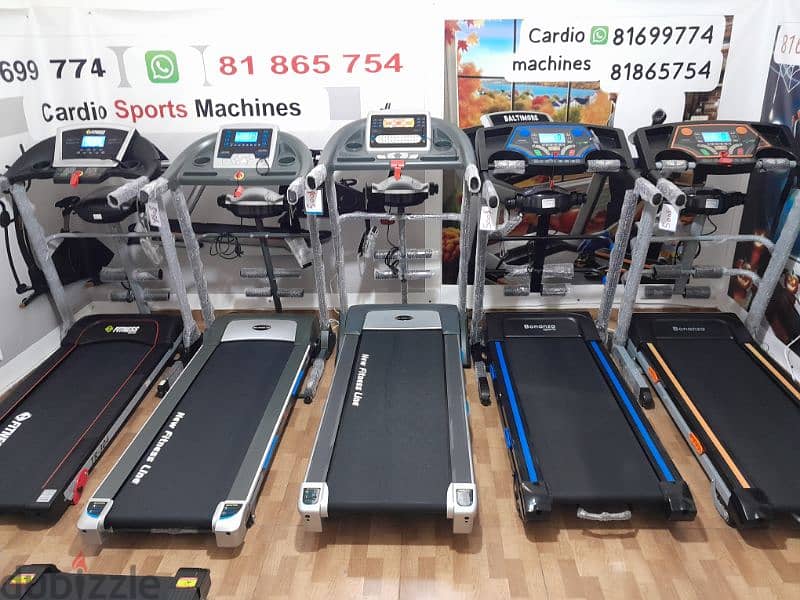 treadmill fitness automatic anicline  2,5hp motor power 6