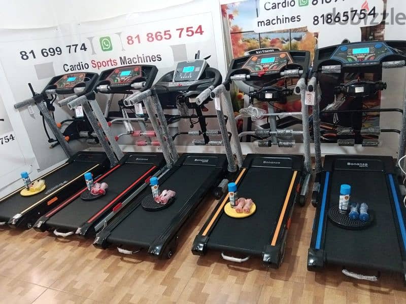 treadmill fitness automatic anicline  2,5hp motor power 8