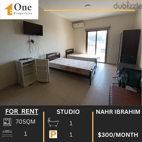 FURNISHED STUDIO FOR RENT IN NAHR IBRAHIM 0