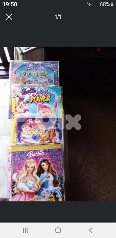 4 barbie dvd's 0