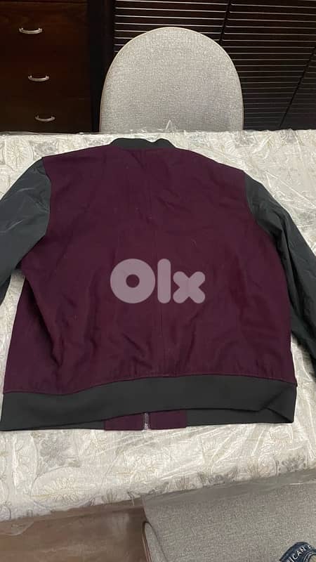 William Rast Mens Lorenzo Bomber Jacket, Purple 5