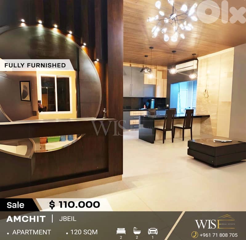 120 SQM fully furnished apartment for SALE in Amchit! 0