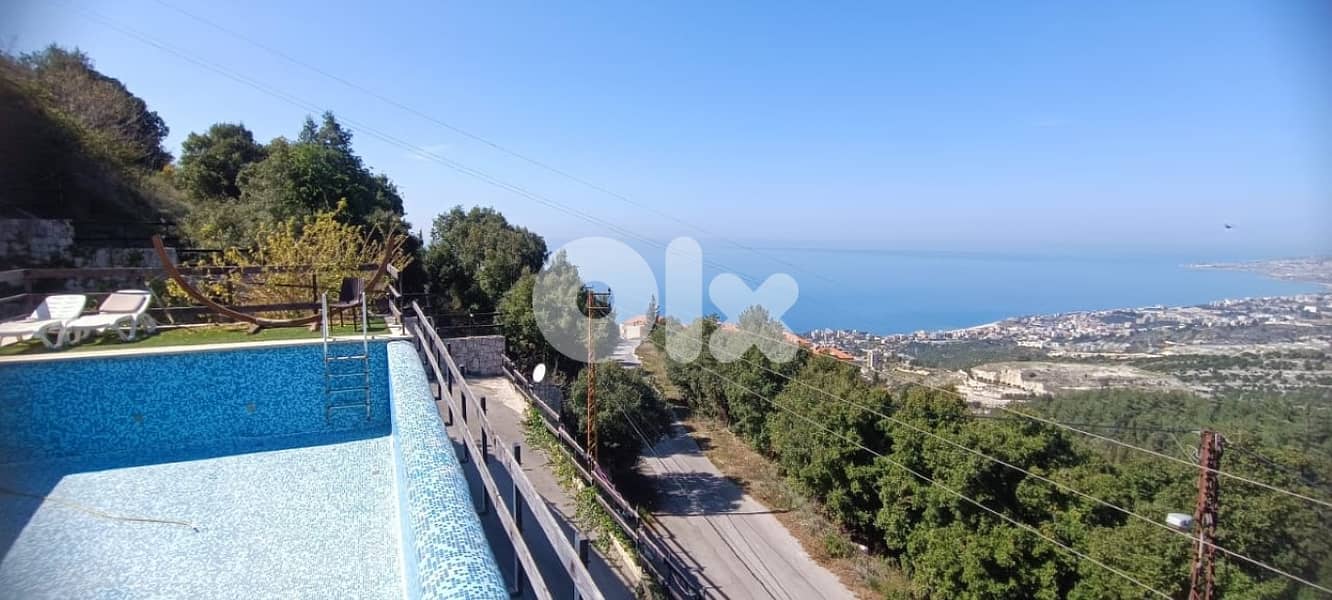 Furnished villa for sale in Fatka | Mountain & sea view فيلا في فتقا 0