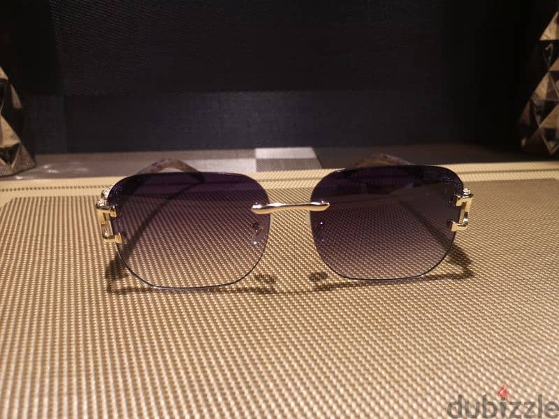 Panthère de Cartier Women sunglasses, rimless, luxurious 1