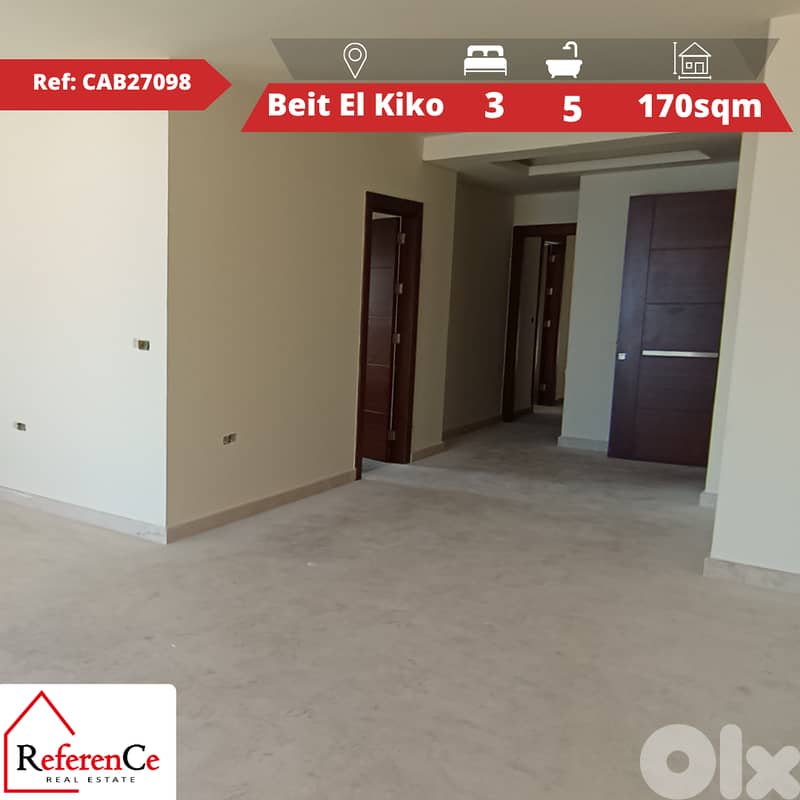 Apartment with terrace in Beit el Kiko شقة مع تراس في بيت الكيكو 0