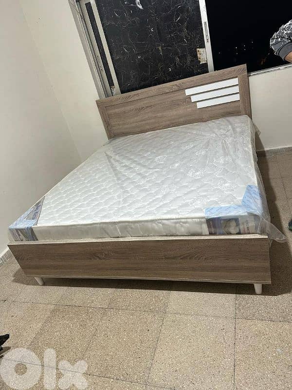 تخت مجوز 170سم مع فرشة 0