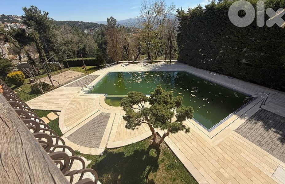 Villa For Sale in Daher el Souane للبيع فيلا في ضهر الصوان مع مسبح 0