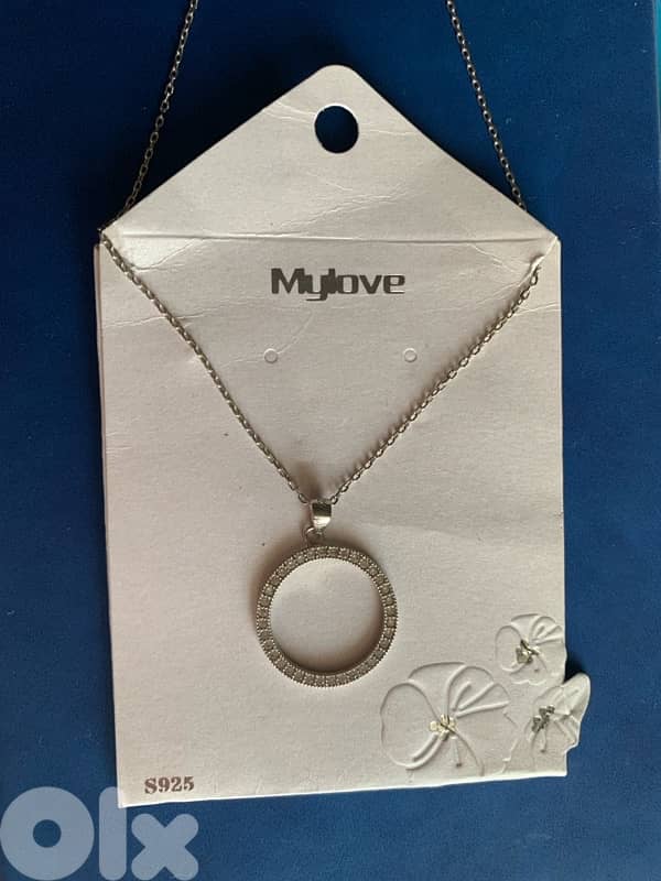 New silverS925 plated waterproof necklaces 3