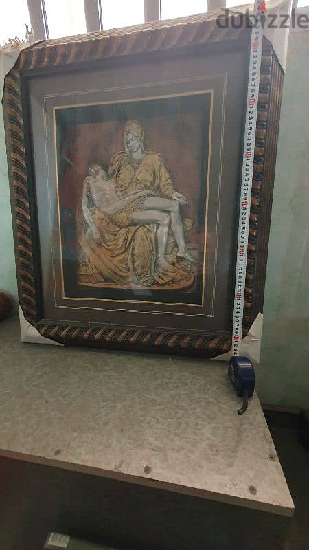 wooden and metal tablue big size 0