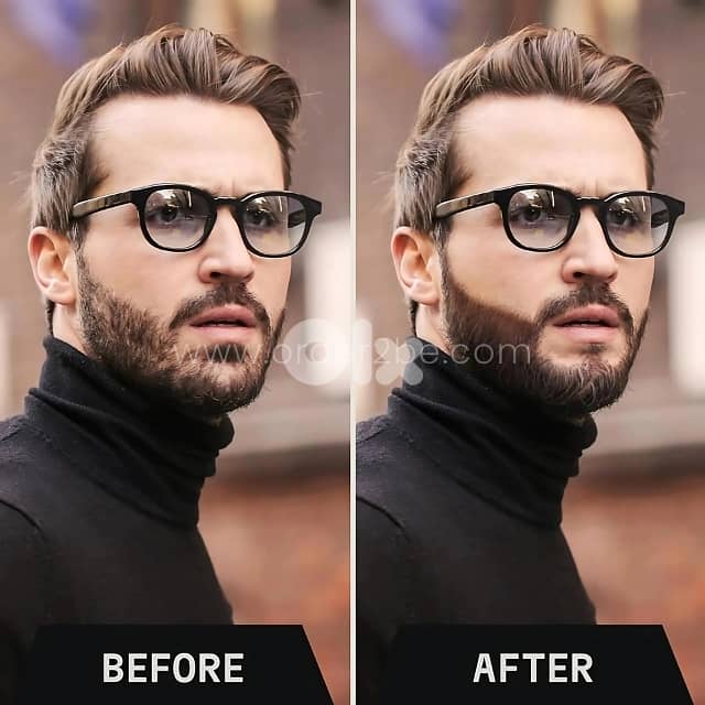 Waterproof Beard Filler Pen w/ Brush – Natural Black/Brown Finish 1