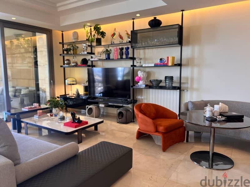fully furnished 2 bedrooms with full marina view waterfront city dbaye 0
