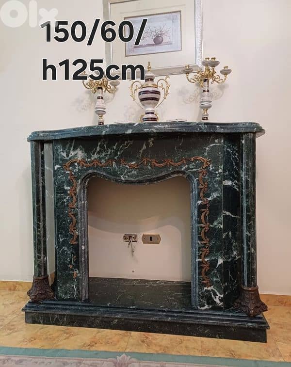 شوميني رخام طبيعي رائعة جدا ومميزة سعر لقطة cheminee 0