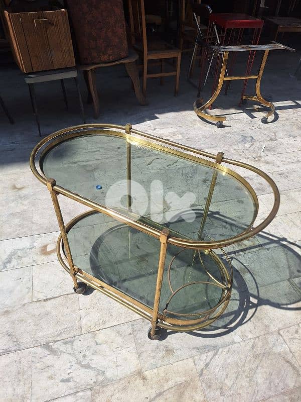 trolley bar vintage seventies original 0