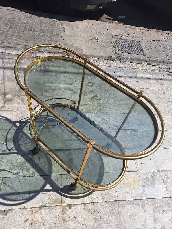 trolley bar vintage seventies original 2