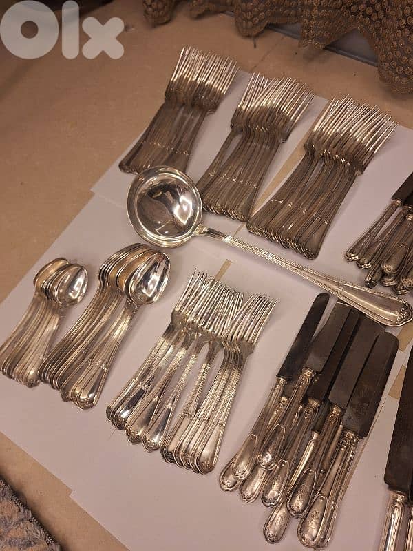 christofle France silver set of 161 psc 1830 since 2