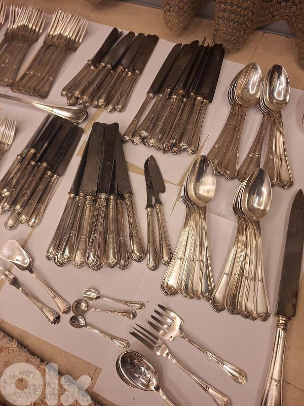 christofle France silver set of 161 psc 1830 since 4