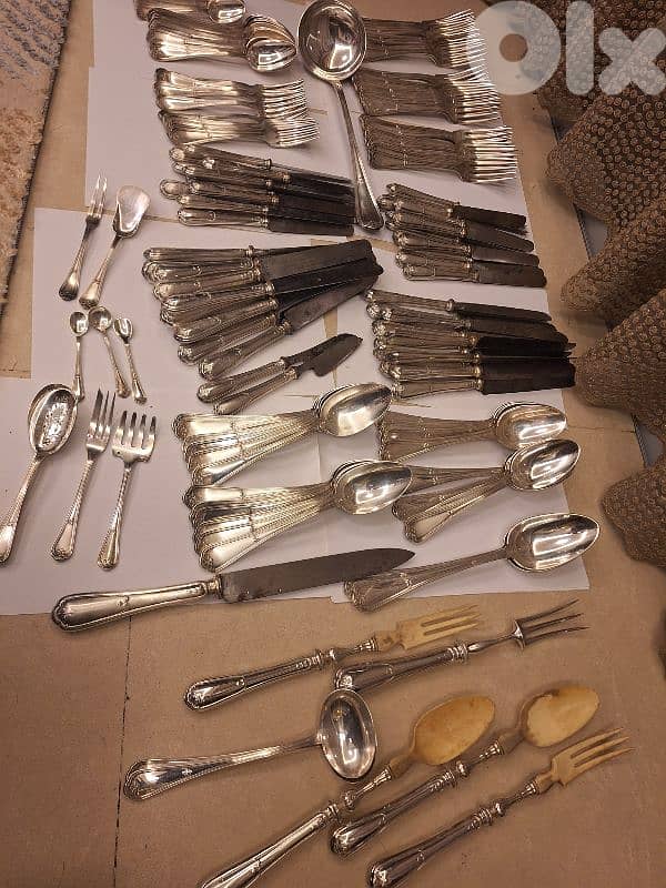 christofle France silver set of 161 psc 1830 since 9