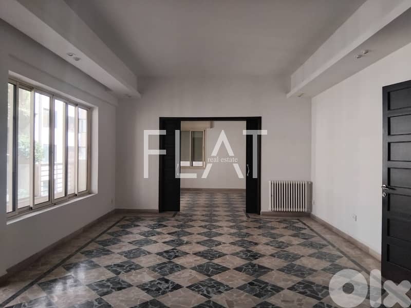 Apartment/Offfice for Rent in Achrafieh شقة/مكتب للأجار في الأشرفية 0