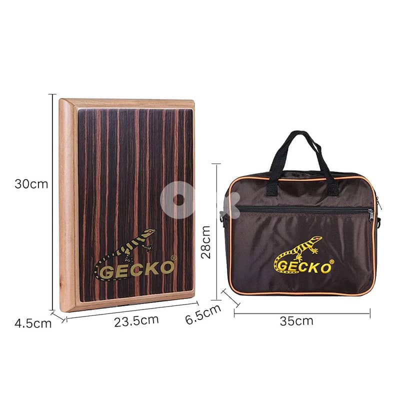Gecko PAD-1 Flat Travel Cajon 2