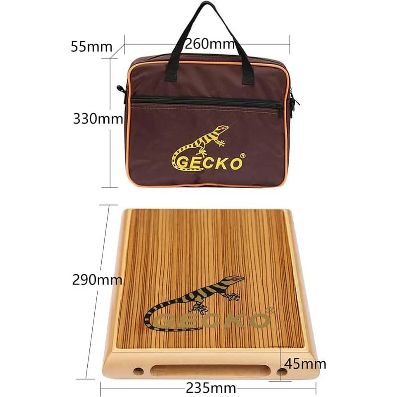 Gecko PAD-2 Flat Travel Cajon 2