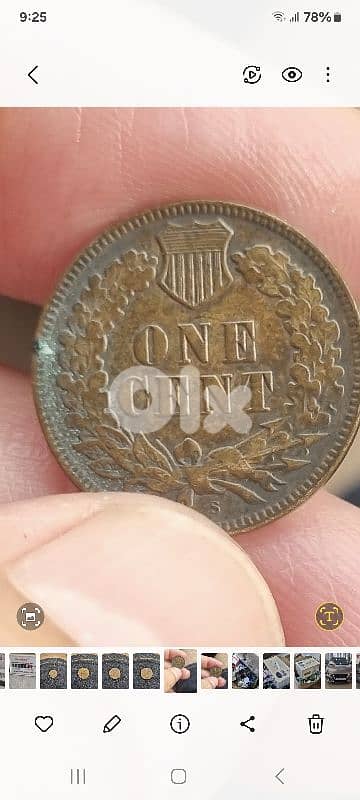 bargain indian usa cent  letter  S google it to see original price 8