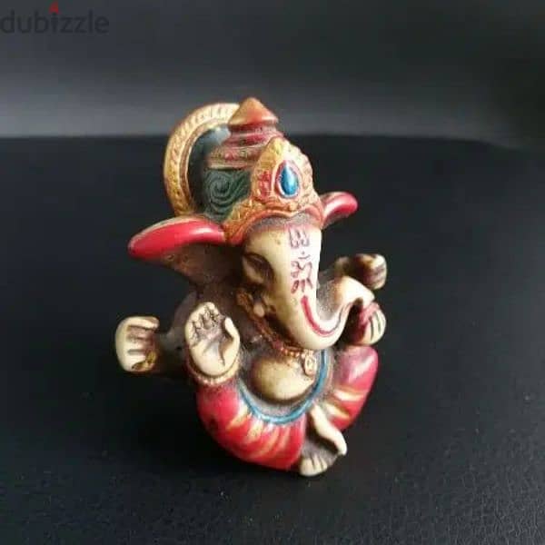 Ganesh resin statuette 0