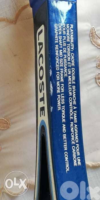 Lacoste unique tennis racket special made 4