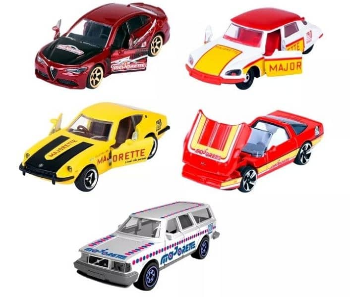 Majorette 5 car set diecast car model 1;64 1
