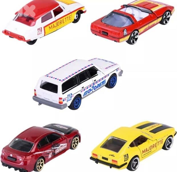Majorette 5 car set diecast car model 1;64 2