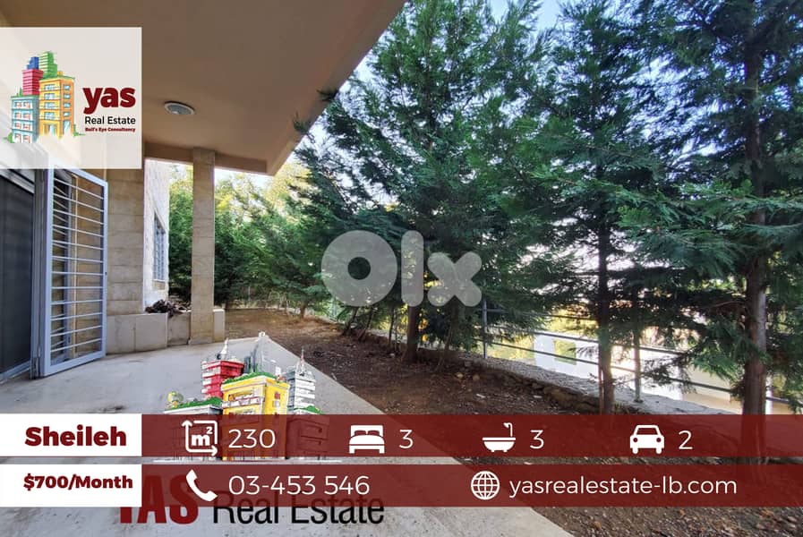 New Sheileh 230m2 | 80m2 Garden | New | Private Street | Rent | 0