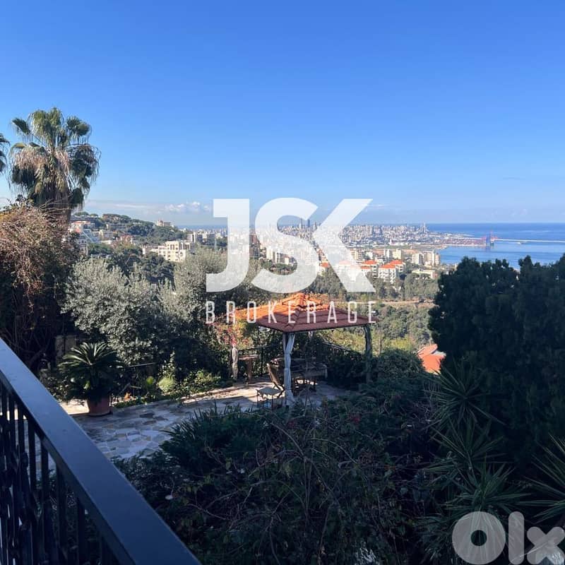 L17255 - Apartment With Terrace For Rent in Bsalim 0