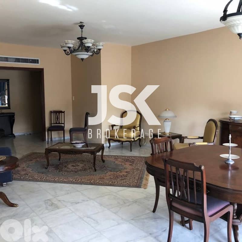 L17274 - Fully Furnished Apartment For Rent in City Rama Dekwaneh 0