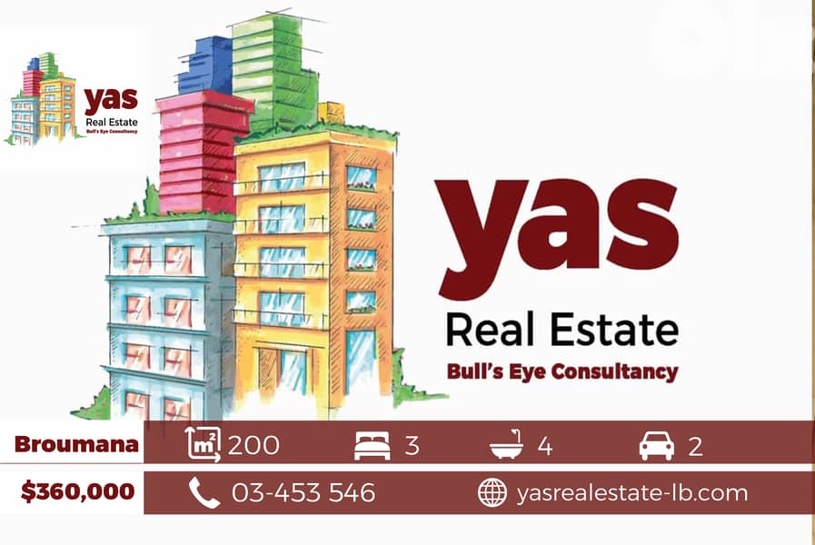 Broumana 200m2 | Under-Construction |Luxury | Sea /mountain View | PA 0