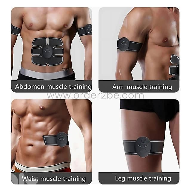 EMS 6-Pack ABS Trainer – 3-Piece Set for Muscle Tone & Fat Loss 1