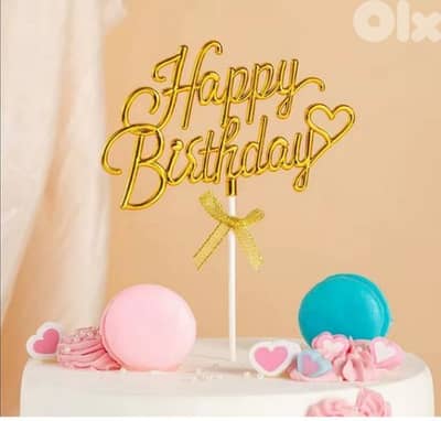 beautiful birthday toppers