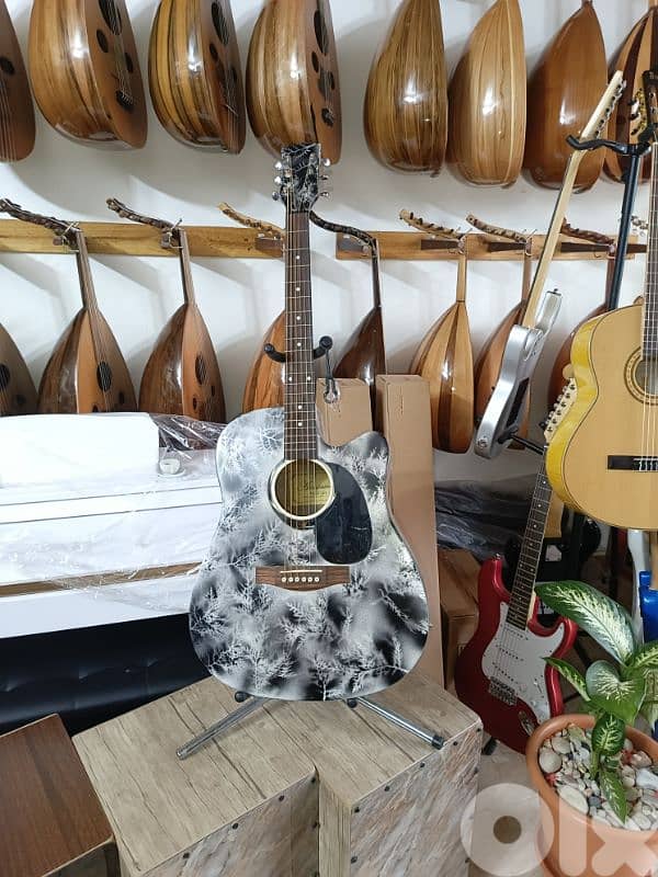 electro acoustic guitar customized 0