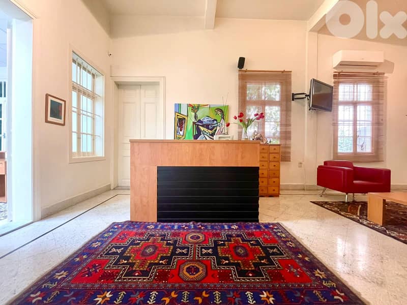 JH25-4016 Polyclinic with garden for rent in Ras Beirut, $ 2,500 cash 0