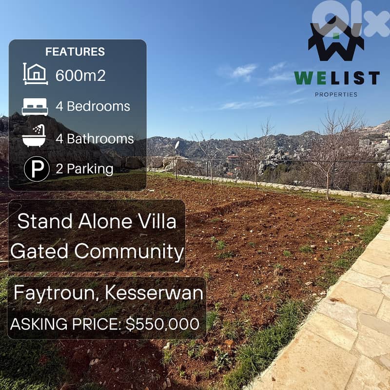 600sqm Villa for sale in Faytroun  REF: NW25MVFT600550 0