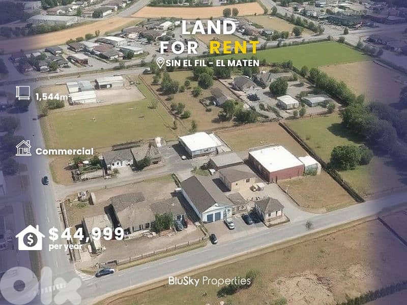 Land For RENT In Sin El Fil أرض للإيجار #PH 0