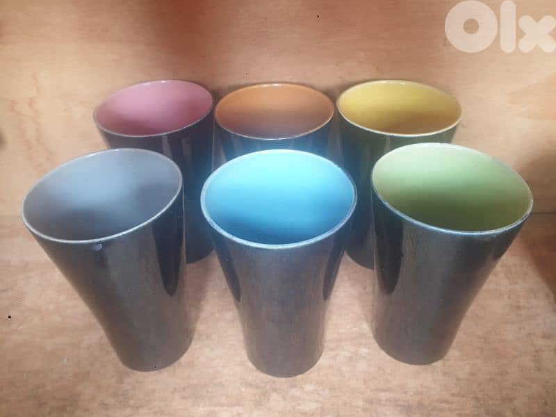 vintage 6 cups villeroy & boch,made in Luxembourg 0