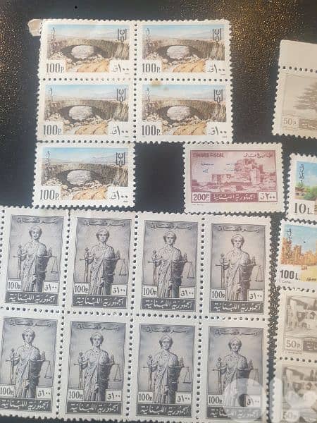Lebanon Liban Revenue Fiscal Justice Stamps,different categories 0
