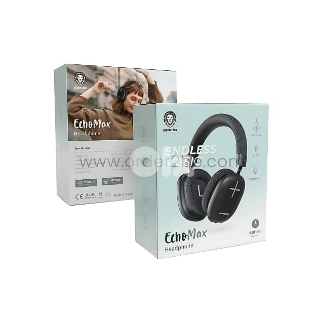 Green Lion Echo Max Bluetooth Headphones – 50H Playtime, Built-In Mic 4
