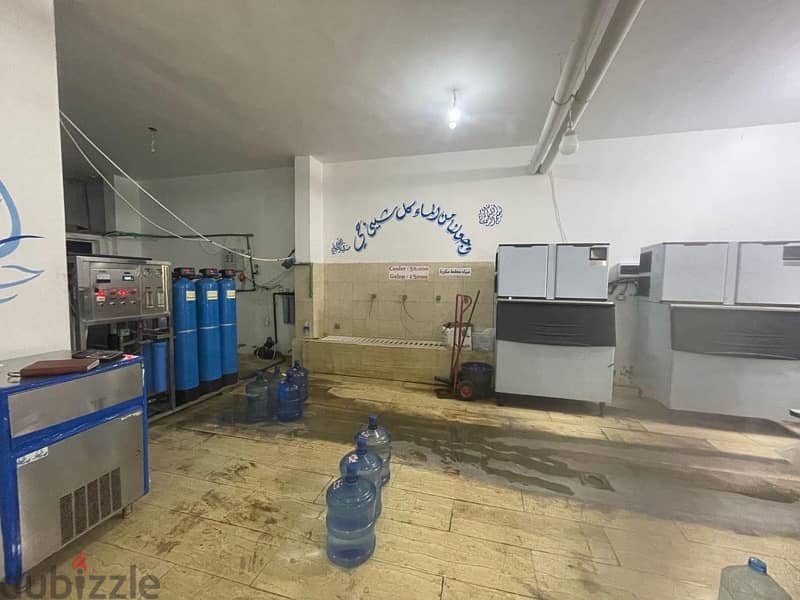 مستودع + معمل ثلج للبيع في السعديات 470 m 4